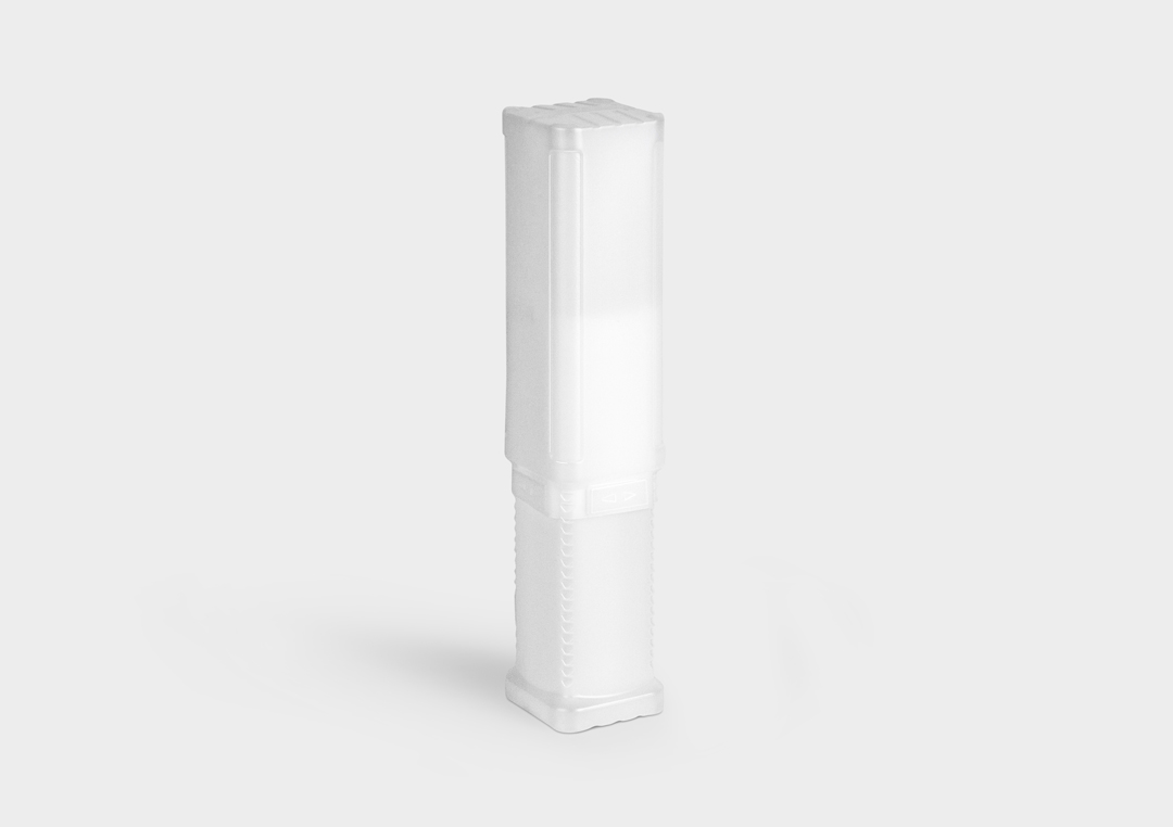 Plastic packaging tube BlockPack Plastic packaging tube BlockPack