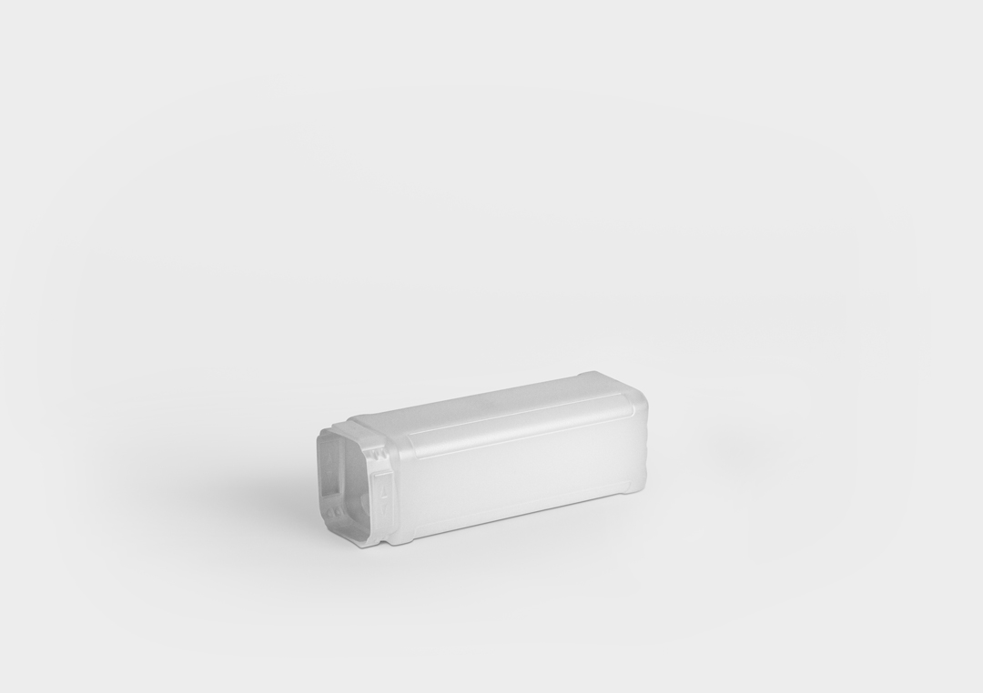 Plastic packaging tube BlockPack Plastic packaging tube BlockPack