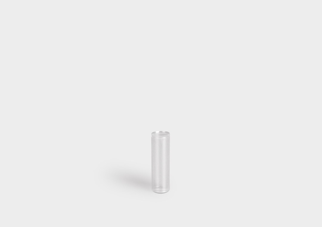 Plastic packaging tube PlugPack PlugPack: round packaging tube with end plug.