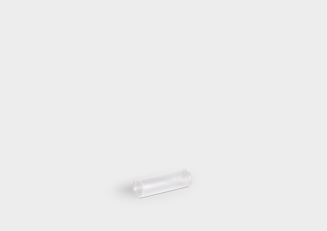 Plastic packaging tube PlugPack PlugPack: round packaging tube with end plug.