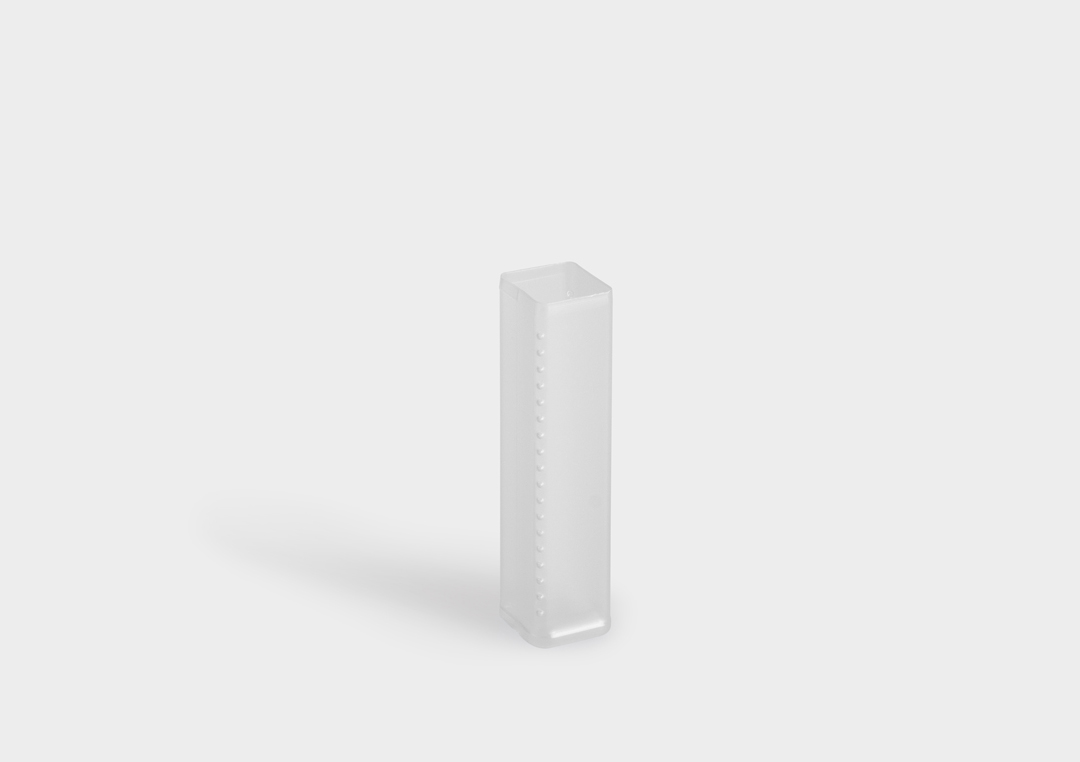 Packaging tube QuadroPack QuadroPack: a square telescopic protective packaging tube with ratchet length adjustment.
