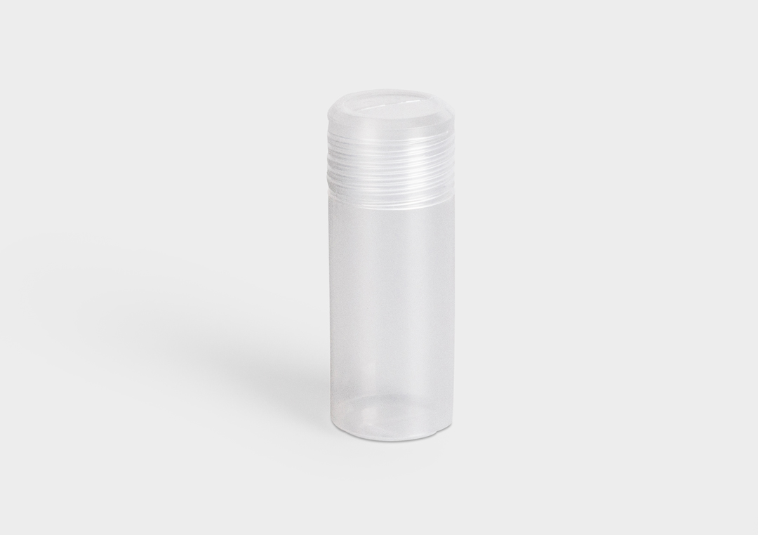 Packaging tube ScrewPack ScrewPack: a round protective packaging tube with fixed length and screw closure.