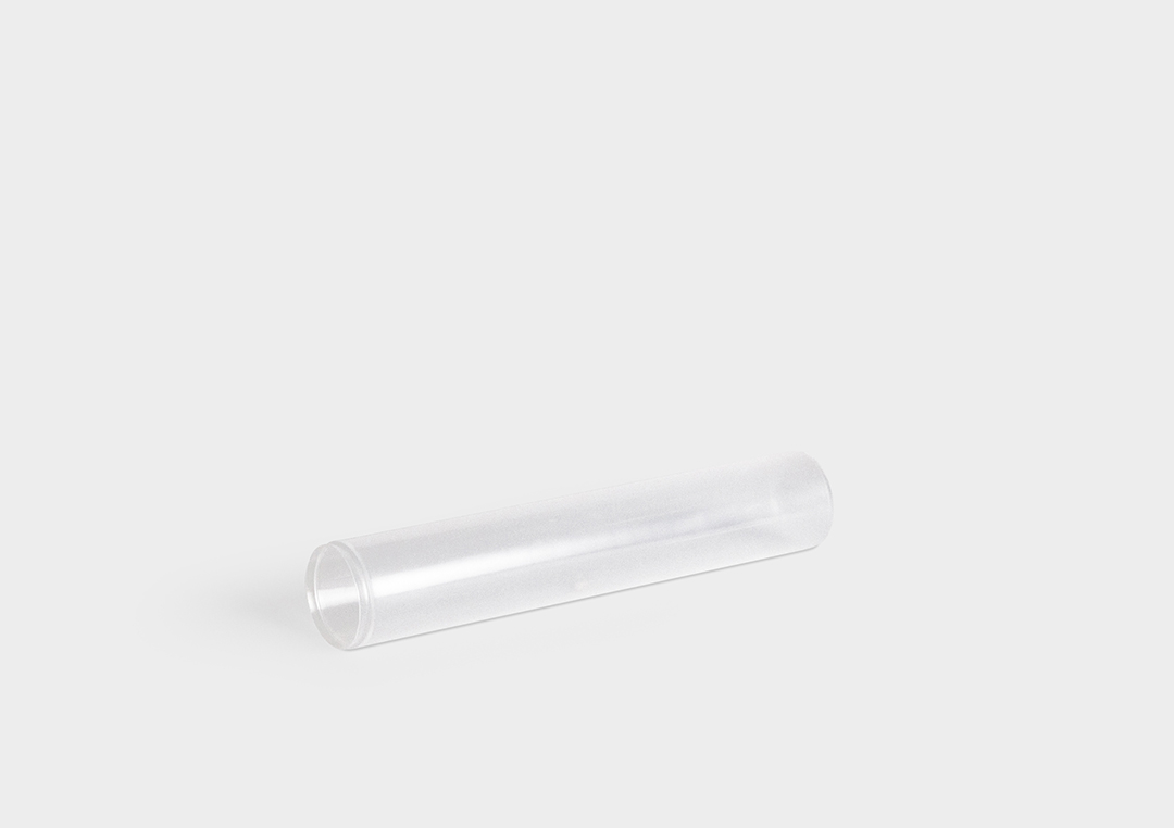 Packaging tube TelePack TelePack: a round telescopic packaging tube with ratchet mechanism.